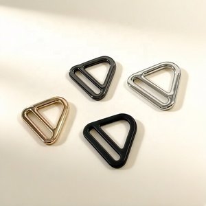 Hebilla Triangular de Aleación de Zinc con Anillo en D y Clip Giratorio para Correas de Mochila y Bolsas - Product Image 5