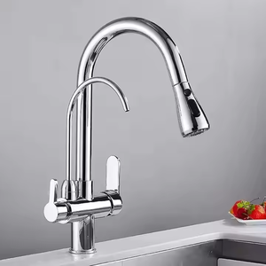 <span class=keywords><strong>Rubinetto</strong></span> da cucina di lusso moderno a doppio manico in lega di zinco <span class=keywords><strong>rubinetto</strong></span> da cucina purificazione dell'<span class=keywords><strong>acqua</strong></span> a foro singolo valvola in ceramica <span class=keywords><strong>rubinetto</strong></span> da cucina di lusso - Product Image 2