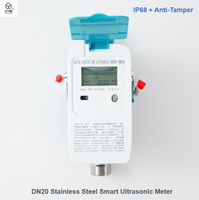 Medidor de Flujo de Agua Ultrasónico Digital LoRaWAN/4G/NB-IoT de Acero Inoxidable con Control de Válvula, ¡Venta Caliente!