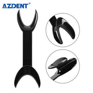 Azdent suministro 4 piezas negro en forma de T boca doble cabeza <span class=keywords><strong>retractor</strong></span> abridor de boca - Product Image 3