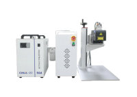Machine de gravure laser CO2 RF 60W haute précision avec tête de balayage Galvo pour gravure sur papier, boîtes cadeaux et caoutchouc (non-métaux)