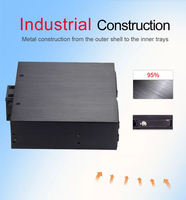 Caja de Aluminio de 4 Bahías para Discos Duros SATA de 2.5 Pulgadas, con Intercambio en Caliente, para Bahía de Unidades de 5.25 Pulgadas