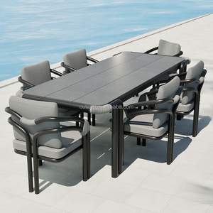 Meubles de restaurant d'extérieur Foshan Kingmake pour hôtel, complexe hôtelier, terrasse de loisirs, chaise en aluminium - Product Image 1