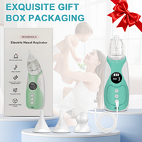 Aspirateur nasal électrique pour bébé 2026 avec 3 niveaux d'aspiration, rechargeable par USB, léger et portable, nettoyeur de nez sans BPA, OEM/ODM