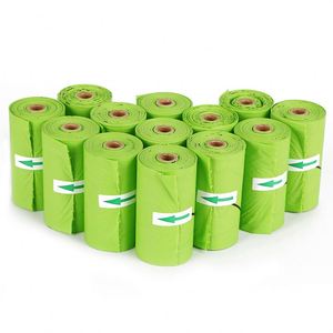 Custom Leak-proof <b>Compostable</b> Dog Poo <b>Bags</b> Biodegradable Pet <b>Bags</b> Green Dog Poop Waste <b>Bag</b> - Product Image 3