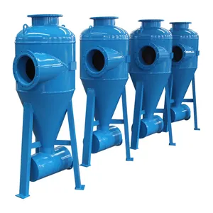 High efficient 6'' Centrifugal cyclone sand separator to separate larger particles from river water