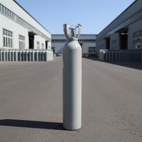 Tanque de Helio de Alta Pureza de 15L, Cilindro Sin Costuras de 15MPa, Fácil de Operar, para Protección de Atmósfera Industrial, Venta al Por Mayor