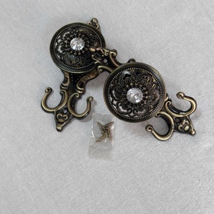 Jp Nhà Máy Trực Tiếp Không Có Cú Đấm Pha Lê Rèm Móc Phong Cách Châu Âu Tường Móc Thiệt Hại Miễn Phí Trang Trí Nhà Treo Giải Pháp - Product Image 2