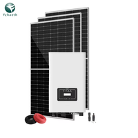 Système solaire domestique complet 20 kW norme UE avec batterie au lithium, contrôleur MPPT/PWM, onduleur et panneaux photovoltaïques