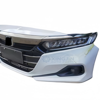 Parachoques Completo de 10.ª Generación para Honda Accord, el Más Vendido, con Rejilla, Ventilador de Radiador, Faros LED y Componentes Delanteros