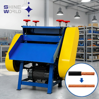 Machine à dénuder les câbles usagés automatique de haute qualité SHINEWORLD, machine à dénuder les fils de cuivre usagés, en promotion