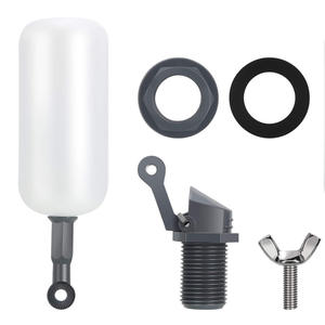 Katup Float tangki air plastik ABS kecil kualitas tinggi katup kontrol Level air otomatis tekanan 1/2 "benang 1Mpa OEM - Product Image 1