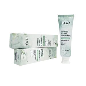 Eco Certified Natural <strong>Toothpaste</strong> - Plant-Based Vegan Formula, Fluoride-<strong>Free</strong>/<strong>SLS</strong>-<strong>Free</strong>, Sea Salt Mint Oral Care (100ml) - Product Image 3