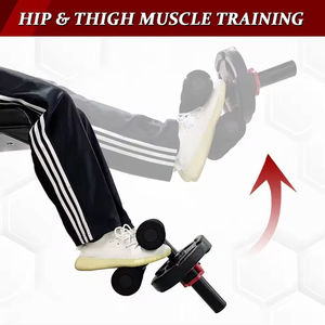 Macchina per polpaccio professionale ginocchia sopra le dita dei piedi attrezzature per l'allenamento della forza stinco caviglie polpacci misura 1 e 2 piastra di peso - Product Image 2
