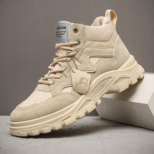 Zapatos de Senderismo Clásicos de Gamuza con Cordones para Hombre, Duraderos, Antideslizantes, Resistentes al Agua, para Invierno - Product Image 4