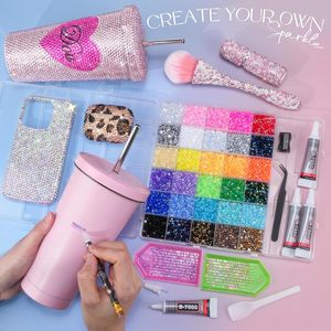 เรซิ่นรูปทรงแบน 3 มม. 30 สี สำหรับตกแต่งเล็บ งาน DIY เครื่องประดับ ตกแต่งโทรศัพท์ พร้อมอุปกรณ์และกาว - Product Image 3