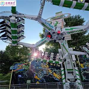 Spin attraction foraine frisson extrême voyage dans l'espace haut adulte parc d'attractions équipement de tour out door top fair ride spin - Product Image 6