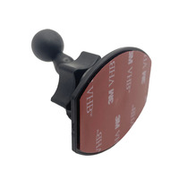 360 degrés rotatif adhésif voiture tableau de bord accessoires support de téléphone portable 17mm fil boule adaptateur de montage