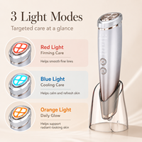 Appareil de massage facial chaud et froid anti-gonflement, machine électrique d'introduction de produits pour le visage, masseur de beauté pour le lifting et le raffermissement du visage et du cou