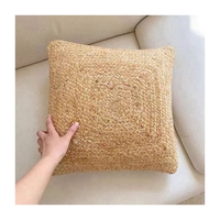 Coussins et housses de coussin en jute tissés à la main