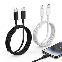 Câble de charge rapide Type-C en nylon 60W pour accessoires de téléphone, compatible CarPlay, vente en gros