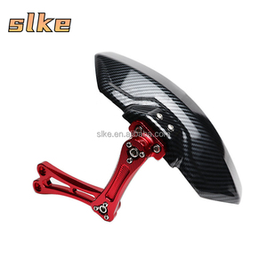 SLKE אוניברסלי עבור אופנוע חשמלי מדגם Calf N1s, מגן אחורי ישר, U + B, סגסוגת אלומיניום משופרת + פלסטיק, שדרוג/שיפוץ - Product Image 1
