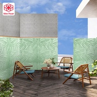 Nouveau panneau mural feuille Musa décor en pierre Flexible 3d doux MCM vert matériaux de construction revêtement artificiel intérieur et extérieur