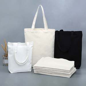 Sac de courses en toile de coton réutilisable de grande taille écologique de haute qualité avec logo imprimé personnalisé - Product Image 5