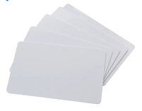 Carte imprimable vierge blanche Approvisionnement d'usine CR80 85.5*54*0.9mm Taille 13.56MHz 216 213 215 Cartes à puce RFID PVC en plastique NFC