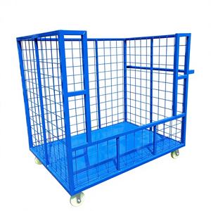 गोदाम भंडारण परिवहन के लिए थोक चार पहिया औद्योगिक ओएम तार रोल कंटेनर ट्रॉली कंटेनर ट्रॉली - Product Image 1