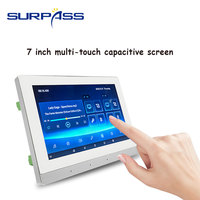 PW7825+16CR620 Multi-pièces 2 zones pour système audio BT Contrôle mobile intelligent WiFi Amplificateur mural