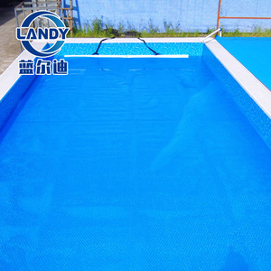 Pince d'extrémité pour couverture de piscine Landy, bande de 1,2 m, plastique blanc, installation facile, étanche et anti-poussière - Product Image 1