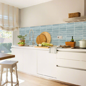 Adesivi per <span class=keywords><strong>piastrelle</strong></span> da parete autoadesivi, <span class=keywords><strong>piastrelle</strong></span> per Backsplash da cucina resistenti al calore, <span class=keywords><strong>piastrelle</strong></span> per pareti impermeabili e stick per <span class=keywords><strong>bagno</strong></span> - Product Image 2