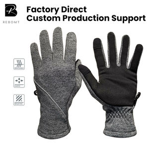 Guanti Invernali Impermeabili Personalizzati OEM, Alta Visibilità, Leggeri, Flessibili, con Bordi Riflettenti, Touchscreen, in Spandex, Unisex, Caldi - Product Image 1