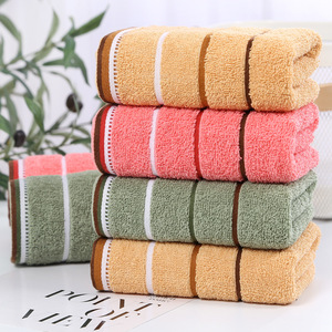 Bán hàng nóng pinstripes khăn bông mềm mại và thấm nước chậu rửa 33*74cm - Product Image 5