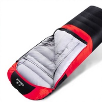 Sac de couchage d'hiver extra-épais en nylon 320T indéchirable, style enveloppe, pour le camping, les voyages et les siestes en extérieur