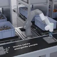 Bras robotique collaboratif ABB GoFa CRB 15000 à 6 axes avec pince robotique Onrobot RG6 pour la manipulation et l'assemblage