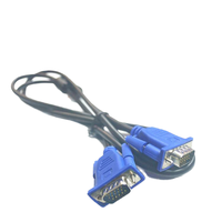 Câble VGA Moniteur Haute Vitesse 1,5 m 3+5 Broches à Paire Torsadée avec Gaine PVC Mâle-Mâle