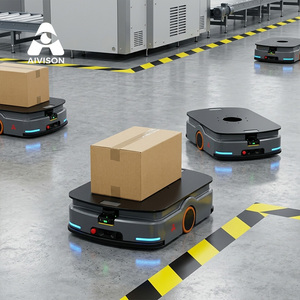 Robot Móvil Autónomo AMR con Capacidad de Carga de 300 kg, Guiado por Láser, <span class=keywords><strong>AGV</strong></span> para Transporte de Mercancías en Fábrica - Product Image 1