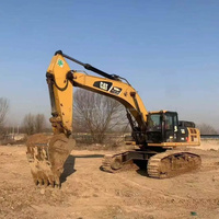 Excavadora de cadenas usada original japonesa CAT 340D2L de 40 toneladas, excavadora hidráulica Caterpillar de segunda mano con motor C9 ACERT para minería