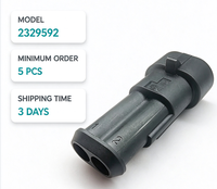 282104-1 Connecteurs automobiles originaux 2P (contacts en cuivre, boîtier en nylon) Adaptateur étanche IP67, fiches et boîtiers de couplage