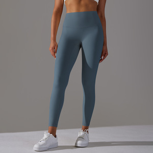 Leggings <span class=keywords><strong>de</strong></span> yoga taille haute pour femmes, grande taille, longueur cheville, élastiques, respirants, en tissu spandex/nylon, rehaussant les fesses et réduisant le ventre - Product Image 6
