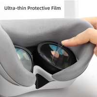 Pour lunettes PICO 4 VR 2 paires de Film d'objectif + 2 pièces de Film de panneau