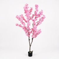 Accessoires de décoration intérieure, fleurs de mariage, arbre de cerisier artificiel en pot, arrangements floraux pour l'intérieur et l'extérieur