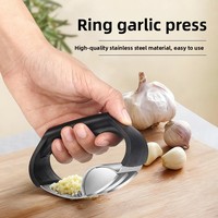 Presse-ail manuel pour la maison, hachoir à ail, outil de cuisine pour pâte d'ail et de gingembre