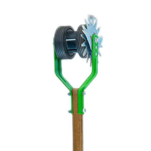 Tondeuse à gazon de jardin tondeuse à gazon roulante avec long manche en bois - Product Image 2