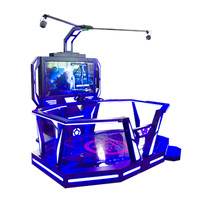 2022 populaire 9d vr simulateur machine de jeu sur pied vr platoon avec casques vr