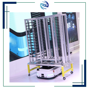 Robot de carretilla elevadora de Vehículo Automático autónomo, nueva transpaleta <span class=keywords><strong>AGV</strong></span> para transporte de almacén, manejo de batería de litio automotriz 3C - Product Image 3