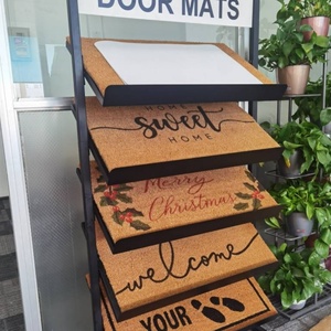 Support de rangement en fibre de coco, étagère de présentation, paillassons - Product Image 3