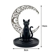 Accessoires pour chats personnalisés, ornements, figurines en résine, cadeau pour les amoureux des chats, décoration de la maison, marchandises pour animaleries, souvenir, cadeau en résine, statue d'animal